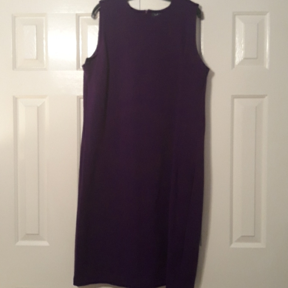 Eggplant Sleeveless Dress